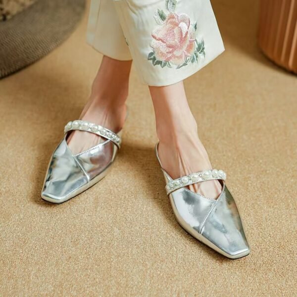 Montreux Mules silver