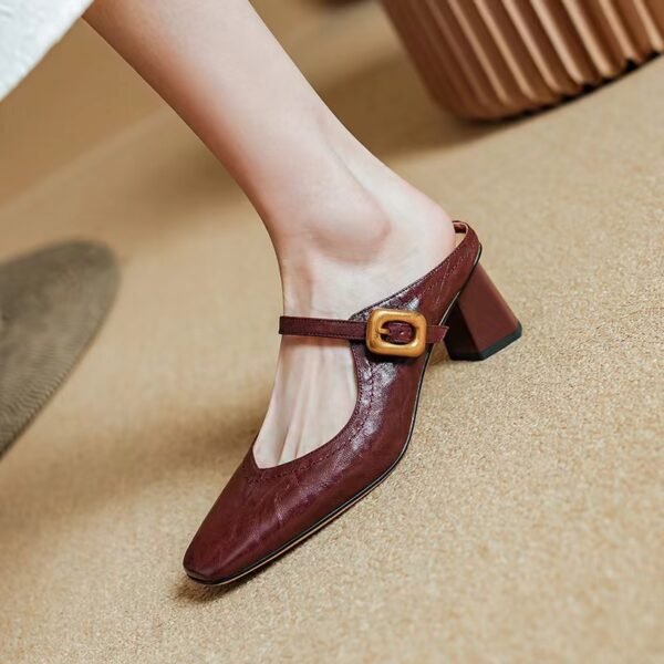 Derby Heeled Sandals - Image 2